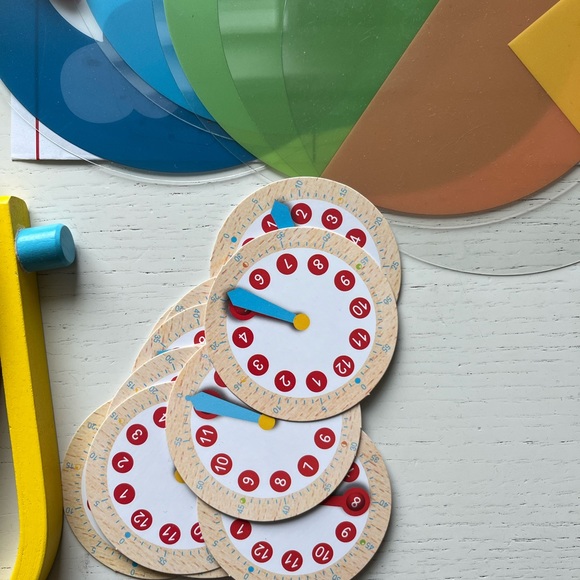 Janod learn to tell time clock - Picture 2 of 3